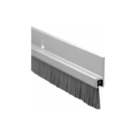 Yale Commercial Pemko Aluminum Meeting Stile W/ Nylon Insert 96L x 1-3/8W, Clear Anodized Aluminum, PK3 85574